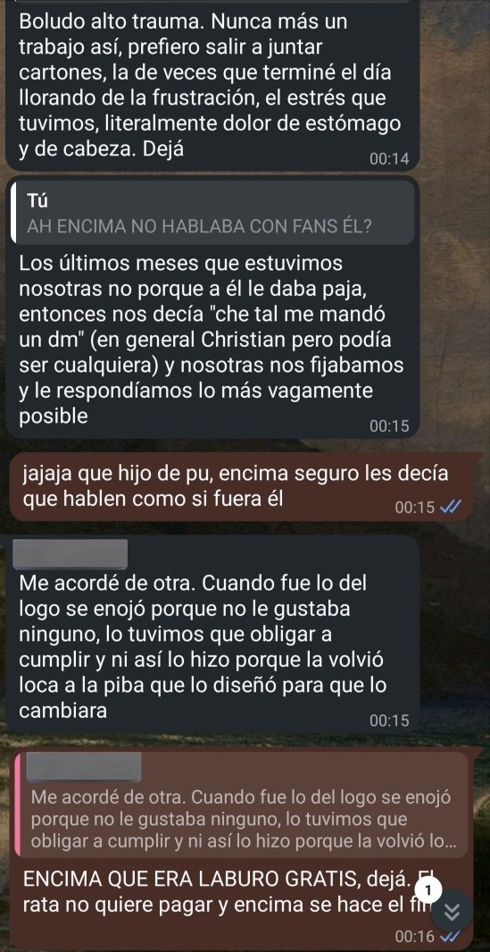 🚨 CHANTA, VAGO Y MENTIROSO 🚨 

un poco de todo lo que se tuvo que bancar el equipo de trabajo de AGUSTIN GUARDIS 

- hablarse con menores 
- ser un vago de mierda 
- desagradecido con los regalos de fans 
- maltrato laboral 

entre otras cosas