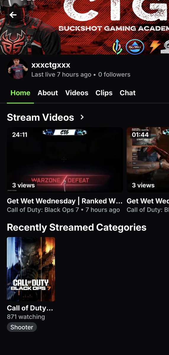 Hey all!

We are back on <a href="/kick/">KICK</a>! After losing my main account we are back multi streaming again! 

kick.com/xxxctgxxx