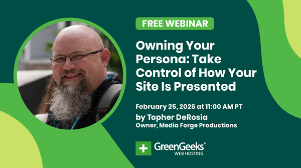goGreenGeeks's tweet photo. Join us Feb 25 at 11 AM PT
Owning Your Persona: Take Control of How Your Site Is Presented

Learn strategies to strengthen your WordPress site against evolving AI driven threats.

👉 Save your spot today.
https://t.co/EoLXGw77kS 

#marketingtips #wordpress #sitedesign #greengeeks https://t.co/rGSzWEpUQv