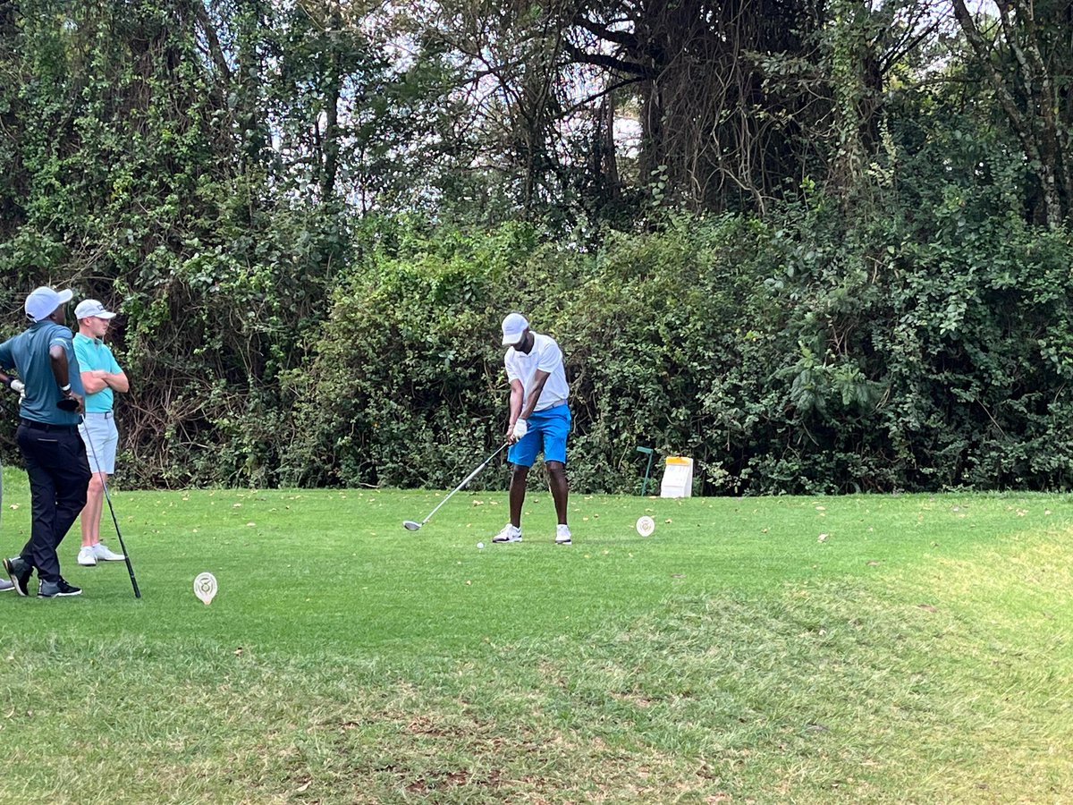 AvenueHospital's tweet photo. Two of our own flying the Avenue Healthcare flag at the Magical Kenya Open Pro-Am ⛳️
From patient care to the fairways, we stand for excellence—on and off the course. 💚
#SportsHealthcare #MagicalKenyaOpen2026 #AvenueHealthcare #KenyaGolf #MedicalExcellence https://t.co/0xN5yB97M2