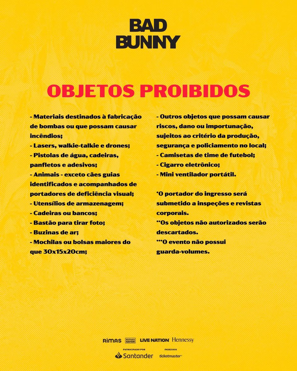 Info Bad Bunny Brasil tweet media
