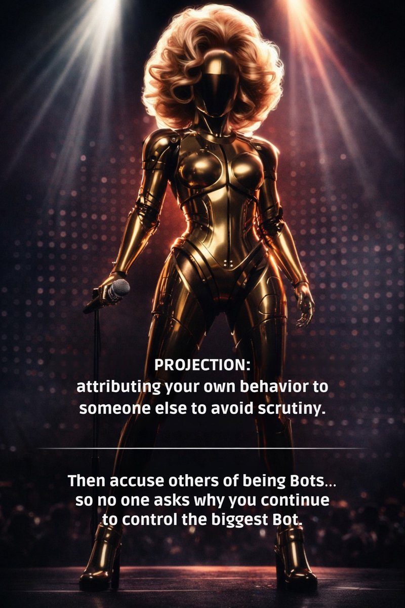 GagCityMuseum's tweet photo. They shout “Bots” to shift the spotlight.
Projection is loud when accountability is absent. 🐥🐫👹🐝
Politico/BotNation, the call is coming from inside the house.
#Projection #discernment #theRealBots #BotNation #Politico https://t.co/9Rbya10JZl