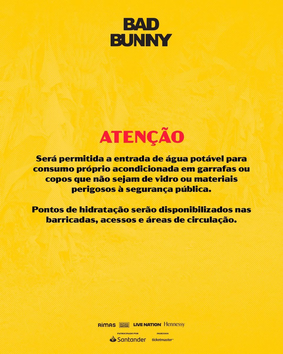 Info Bad Bunny Brasil tweet media