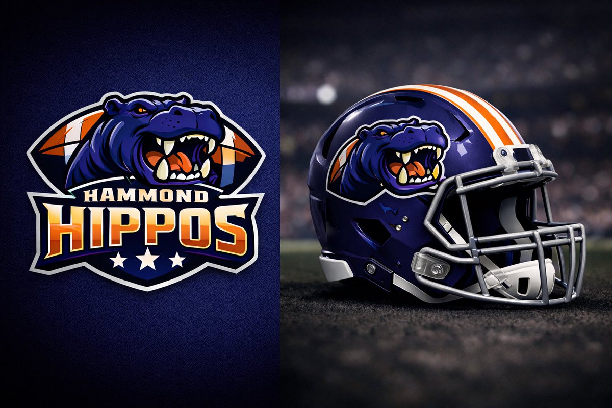 Rowter_Boat's tweet photo. The Hammond Hippos is 🔥 

#ChicagoBears #HammondHippos #BearDown #HippoUp #HungryHippos https://t.co/0OQhwsguBR