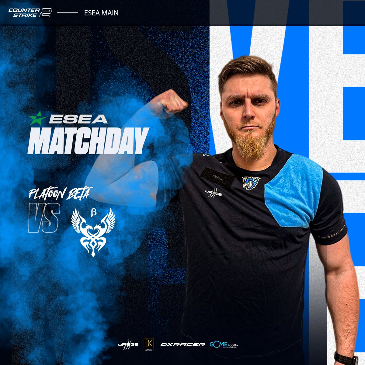 BLUEJAYS_Sports's tweet photo. Double Pack in the @ESEA League tonight! 💙🔥
We kick things off at 19:00 CET against Team #ZennoX before heading straight into our second match at 20:00 CET versus #PLATOONBETA, who are currently riding a 7-win streak. Two matches, two big challenges, exactly what we’re here for.
Both games will be streamed live on https://t.co/a3RlzCoxiS (@Sirokkoko).
Special thanks to @teamKR for providing the cast and supporting the broadcast.
Let’s bring the energy and keep building momentum. 💪
#CS2 #ESEA #BLUEJAYS