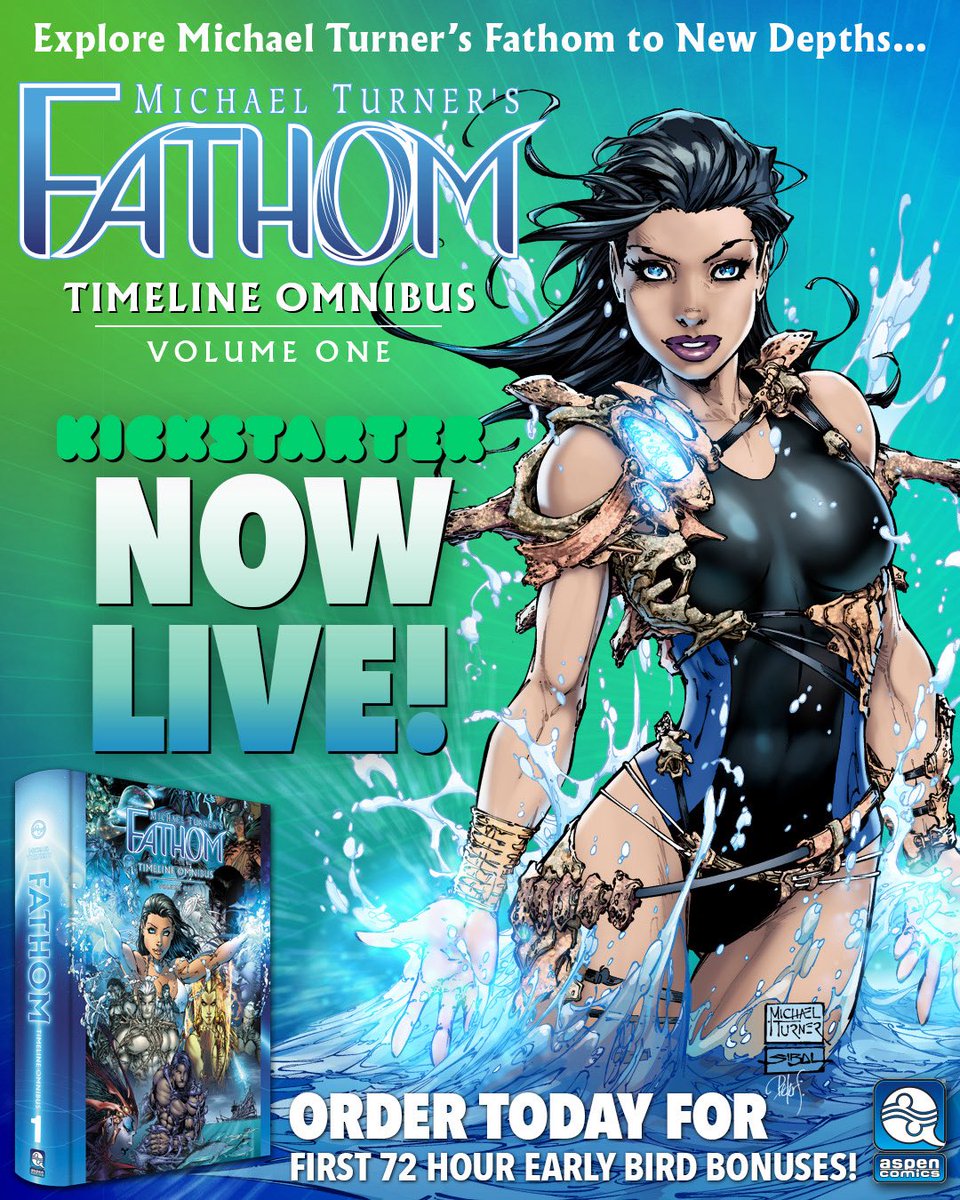 EkosGenesis's tweet photo. The Fathom Timeline Omnibus: Volume 1 Kickstarter is officially LIVE: https://t.co/XsWchVIKMB

✨ EARLY BIRD BONUSES are available for the first 72 hours only and will be rewarded to anyone who places their order before Sunday at 8am PST. 

Order now at the link above! https://t.co/frHKQUM8IB