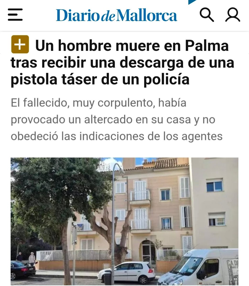 Sup_Policia's tweet photo. Todo nuestro apoyo a los compañeros que han intervenido en #Mallorca ante un hombre que fuera de si en su domicilio no atendía a las órdenes reiteradas de los policías
Usaron los medios menos lesivos de manera proporcionada y progresiva para reducirlo, con un fatal desenlace
#dep https://t.co/oQd0encHX6