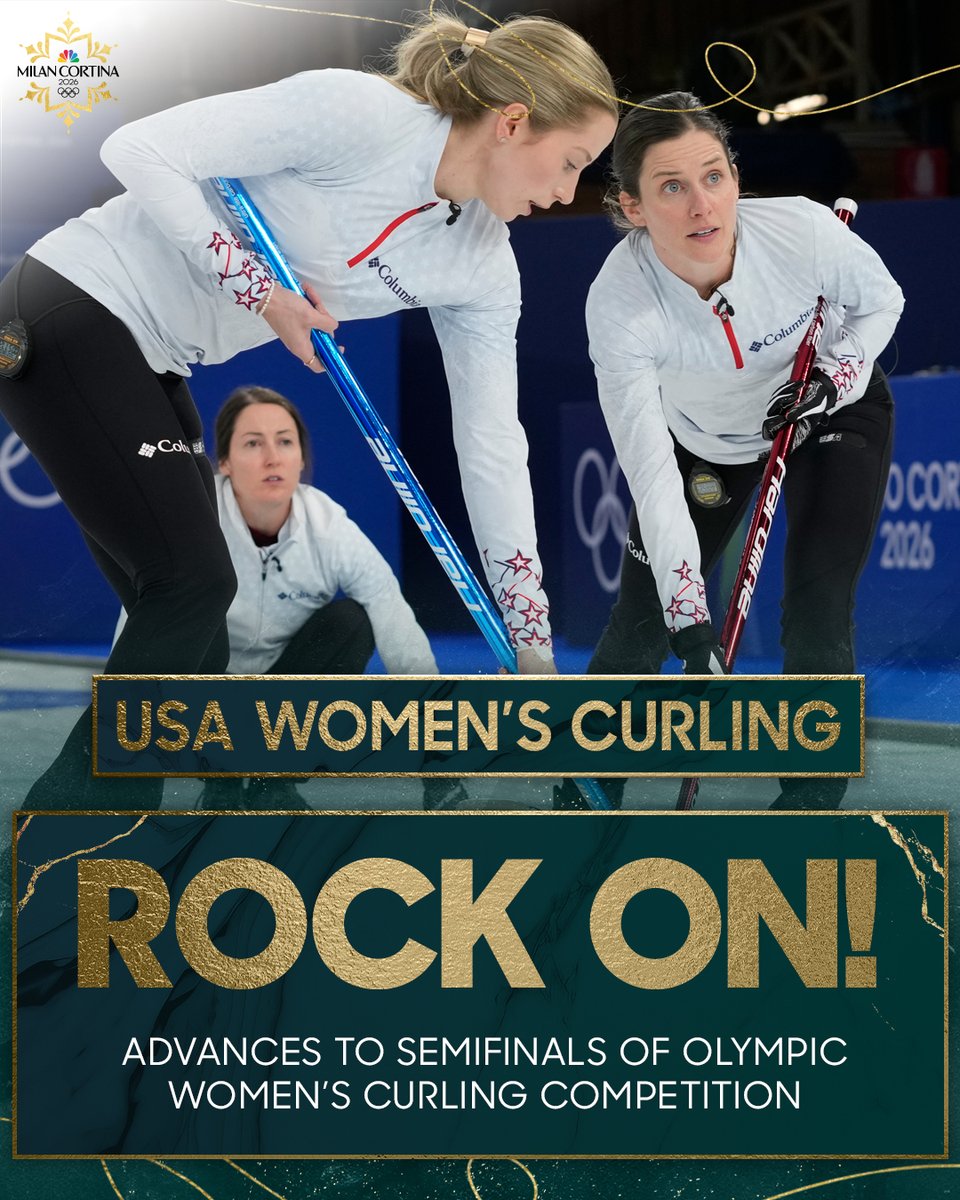 NBCOlympics's tweet photo. A CLUTCH CURLING WIN FOR THE AMERICANS. 😮‍💨🇺🇸 https://t.co/5JdRVLeweG