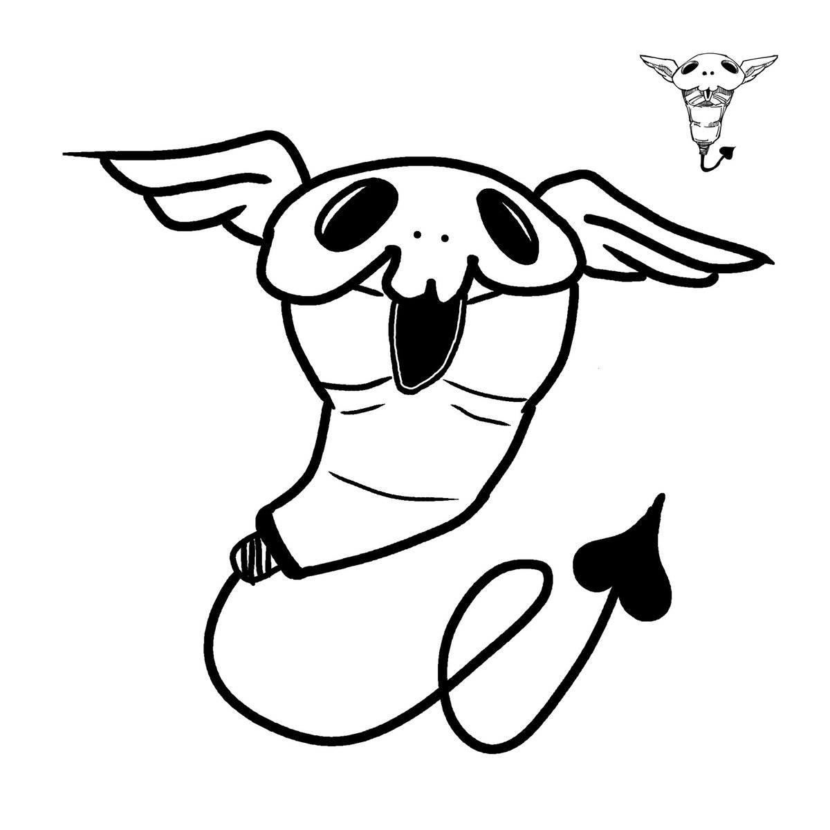 I've decided to lock in and try drawing for once so I drew Yuji's Kogane cause I think it's super cute looking #JJK #JujutsuKaisen #呪術廻戦