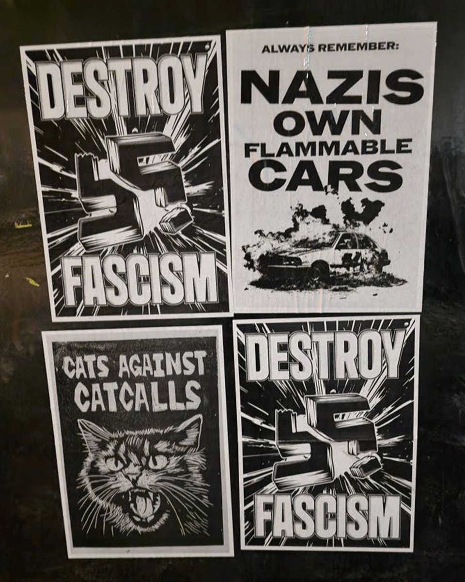 AntifaGraphics's tweet photo. Some of our posters spotted in Kielce, Poland. Thanks for sending to us!
#antifagraphics #antifascism #destroyfascism #catsagainstcatcalls https://t.co/asY3VXKCnR