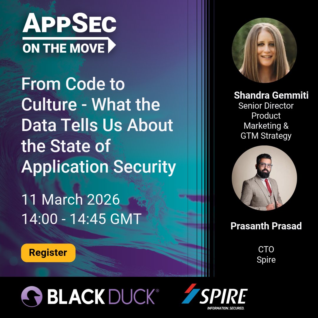 The AppSec landscape is shifting fast-and the data proves it. Join our expert panel as we unpack insights and reveal what’s truly shaping secure software today. Don’t miss it. #AppSecOnTheMove bit.ly/4qqHErj