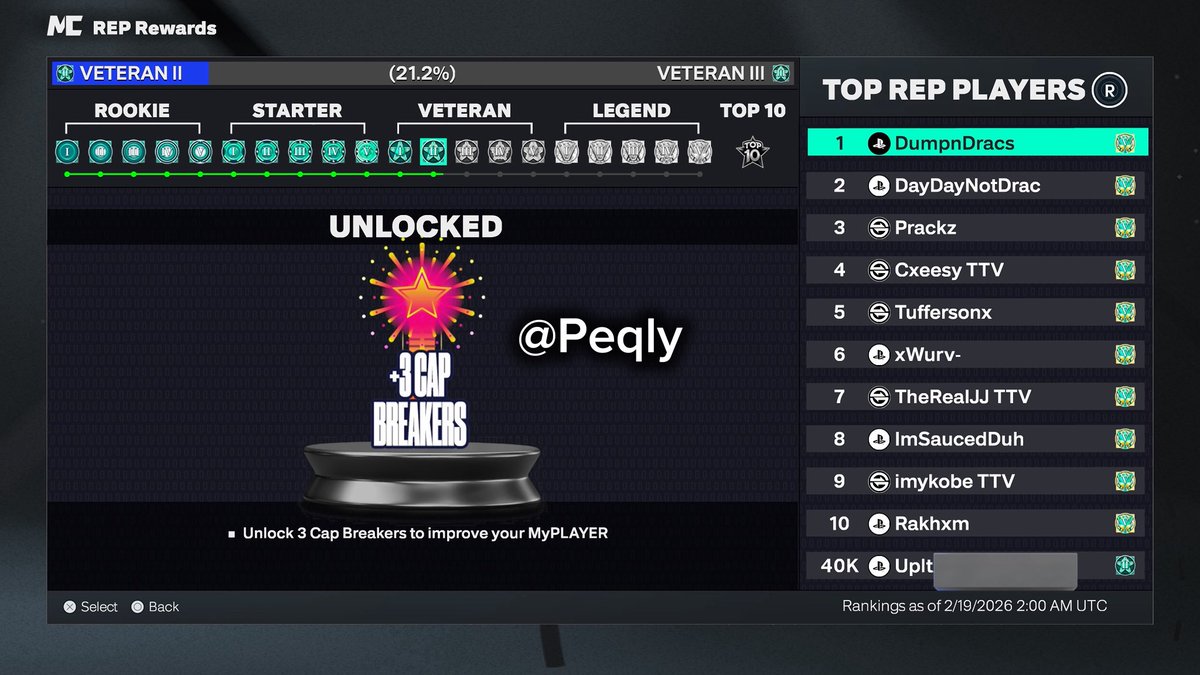 KnockForSafe's tweet image. Veteran 2 Proam Summit Account For Sale. 

11 Maxed Out Builds
169 Lifetime Challenges 
18 Cap Breakers
Unlimited Double Gatorade From Dime Time Event 
Has NBA 2k26 Bought As Well

Dm For More Info. #Nba2k26 #2kCommunity #2ktvwow #2kleague #PS5