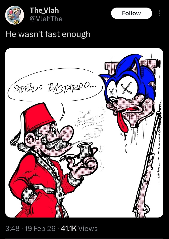 Love when a artist makes fun of both