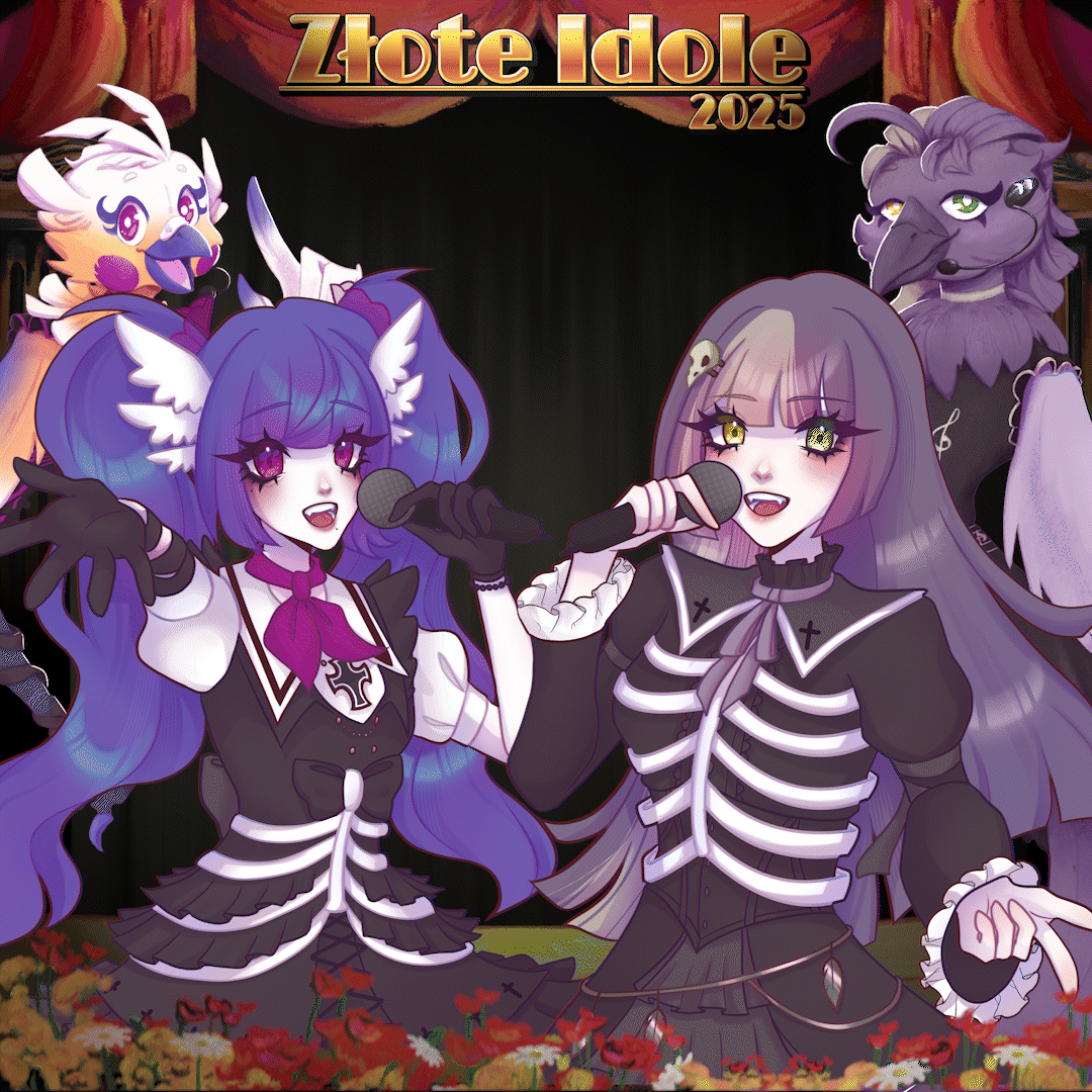 Witamy ponownie!

Głosowania są już za nami. Chcielibyśmy podziękować każdemu za oddane głosy! Main event powoli się gotuje, a tymczasem chcielibyśmy przedstawić Wam vtuberki, które reprezentują nasze maskotki.

<a href="/venusiavt/">venusiaVT 🕊️🌙</a> oraz <a href="/witchvarnea/">Varnea</a>  zaśpiewają dla Was podczas ceremonii