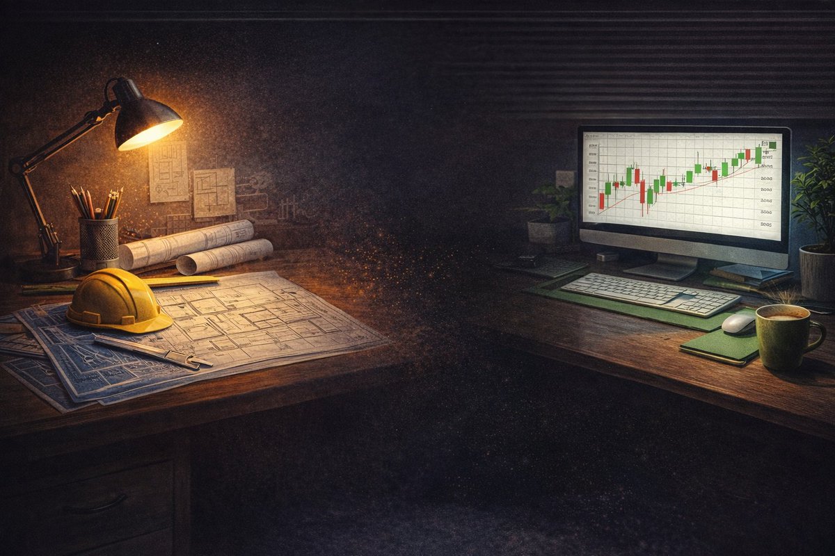 GN CT
#fxngcreators

While some people are relaxing tonight,

some of us are still…
• Refining our designs
• Backtesting our strategy
• Studying market structure
• Improving one small detail

Because whether it’s a building or a trade…
success is built, not wished for.