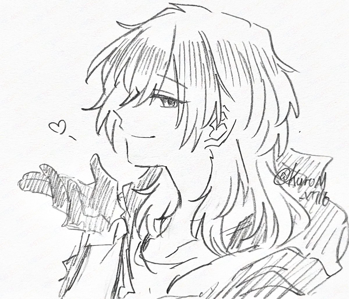 星ちゃんにファンサされたい落書き