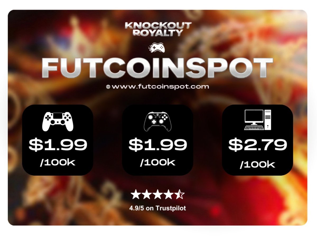 FutCoinSpot™️ - FUT Coins Buy & Sell tweet media