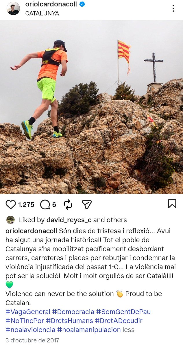 ernest_sant's tweet image. Ningú no ens podrà aturar mai, mal que els pesi.  
No podran fer res contra un poble combatiu com el nostre. 
Passarem per millors o pitjors moments, com tothom.
Amb esforç, lluita i constància, no hi ha somni massa gran.
Felicitats i gràcies @OriolCardonaa
#Independència