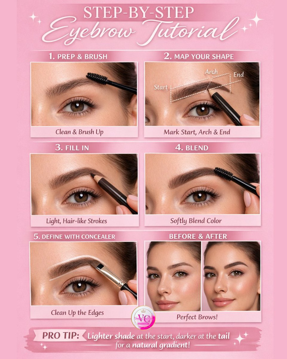 vandelchristen's tweet image. Brows can change your entire face… and this is the proof 👀✨
From barely-there to perfectly defined, step by step 💕
Save this brow guide and thank me later 💖
👉 Which step do you struggle with the most?

#PerfectBrows
#EyebrowTutorial
#BrowRoutine
#MakeupTips
#BeautyCreators