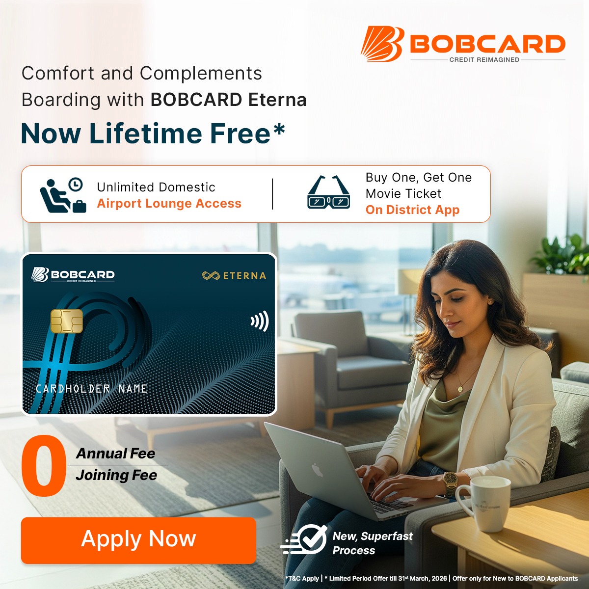 🚨Your Ultimate Guide to the BoB Eterna Credit Card (Lifetime Free Offer) 💳

➡️Got questions about the highly talked-about BOB Eterna Lifetime Free (LTF) offer? We've got answers! Here is a one-stop mega thread covering everything you need to know. 👇

Q1: ⏳ What is the