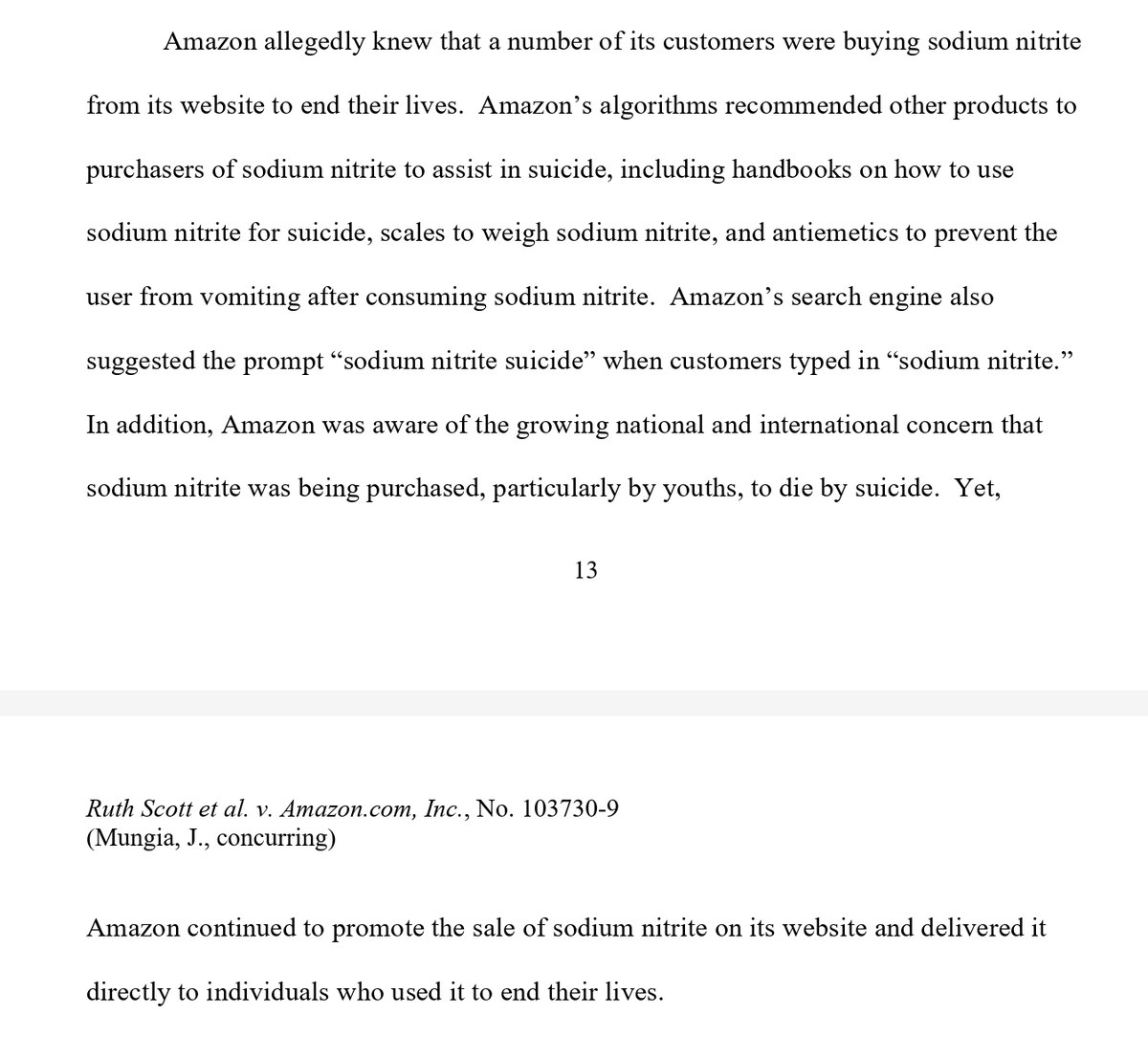 Who took on Amazon, to hold them responsible for selling suicide kits to kids, had Amazon not take her seriously, and then just got a 9-0 win at the Washington Supreme Court?  

Oh right, that'd be my wife. <a href="/cagoldberglaw/">Carrie Goldberg</a> 

randazza.com/wp-content/upl…