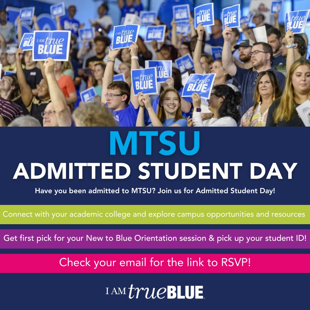 MTSU Admissions tweet media