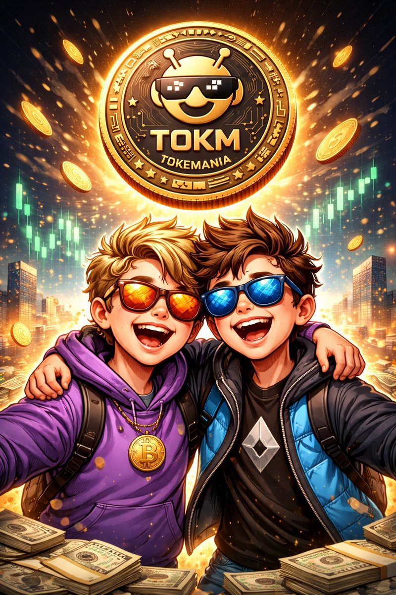Tokenium2025's tweet photo. Two crypto kids. One vision. ๐
Building the future together under the power of TOKM ๐
Community strong. Charts up. Vibes unmatched.
#TOKM #Crypto #Web3 #NextGen #HODLAI https://t.co/1KTT5OhgTu