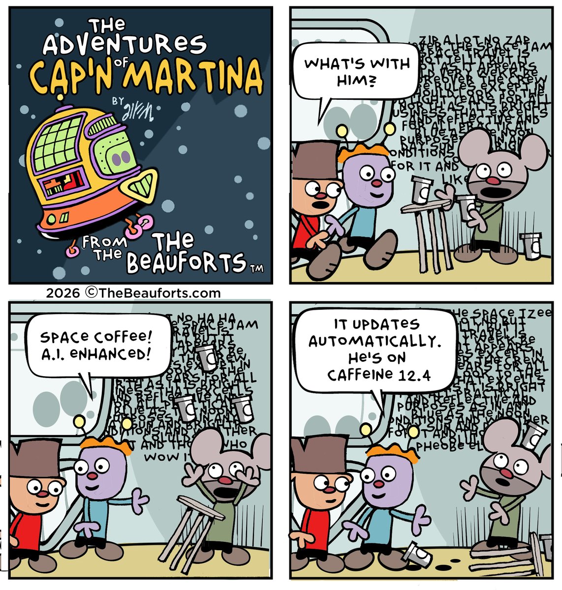 thebeauforts's tweet image. Caffeine 12.4
#caffeine #space #adventure #martian #explore #love #coffee #ai @thebeauforts