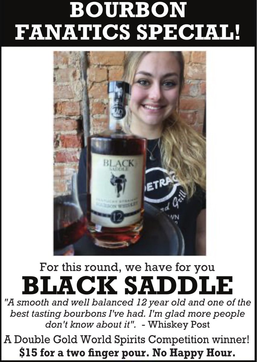 Our bourbon special!