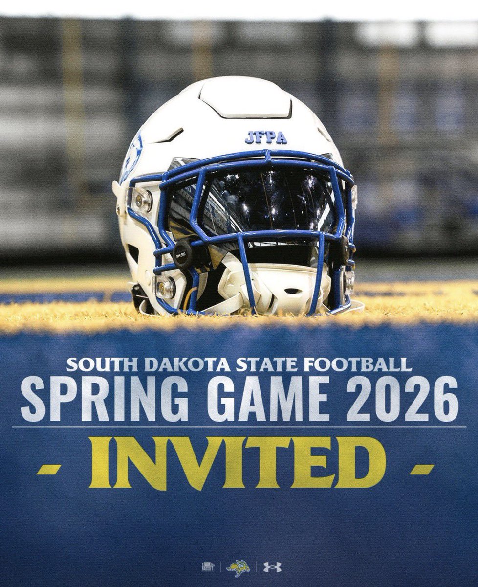Will_Johnston_7's tweet photo. Thank you @Coach_Bergy for the spring game invite to @GoJacksFB. Looking forward to getting back out to Brookings. @TCJackrabbits 

@HopkinsFootball @CoachChauncy @MHitz83 @CoachASmoot @A_Omol @geraldshep27 @coachcaples95 https://t.co/HkOd2gFRXd