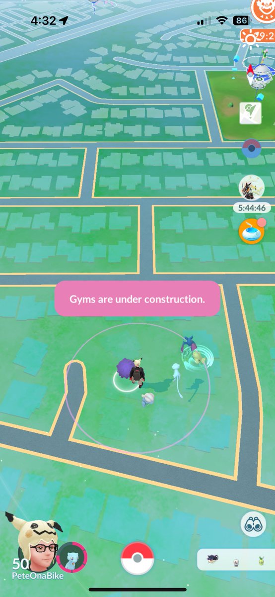 Hey ⁦<a href="/NianticHelp/">Niantic Support</a>⁩- can you at least pause gym construction during the Go Tour?  ⁦
<a href="/scopely/">Scopely</a>⁩ ⁦<a href="/PokemonGoApp/">Pokémon GO</a>⁩ #pokemongo