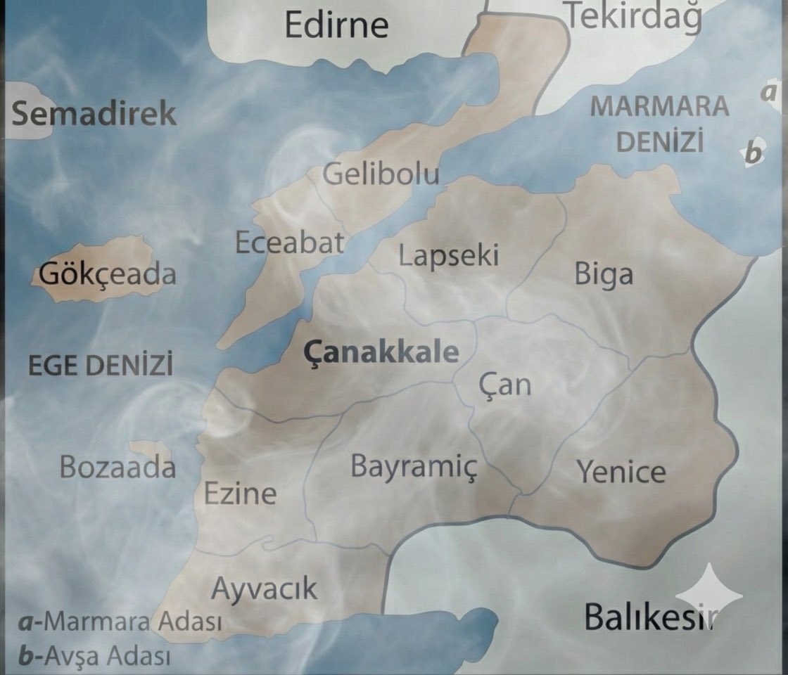 Anlık Çanakkale duman hava sahası 😅