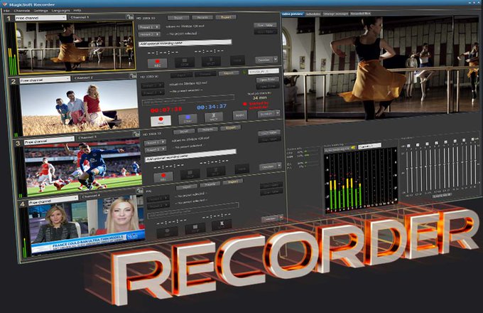 MagicSoftTV's tweet photo. MagicSoft Recorder ver 6 was released, adding profiles:
- DnxHR 10 bit 4:2:2
- H264 and HEVC nVidia 8 and 10 bit 4:2:2
- HEVC Intel QSV accelerated 10 bit 4:2:0

Also license by file is now available

Demo version freely available at: https://t.co/BAxByEXNri https://t.co/szXXWGM7Rd