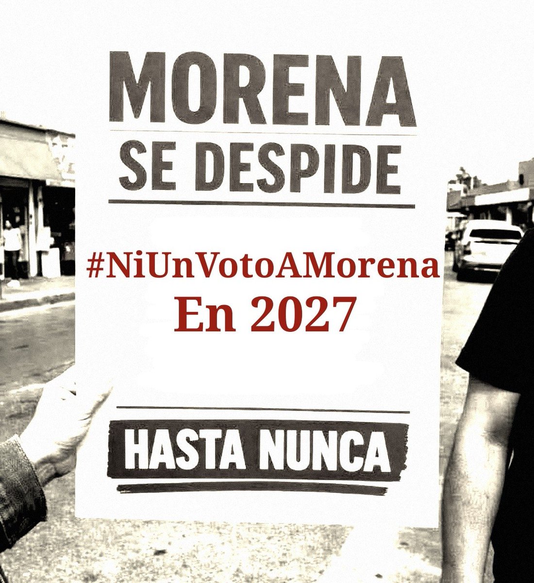 Alguien más? 🤚
👇👇
Para mandar directo a Ching@r A SuM@DR€ al <a href="/PartidoMorenaMx/">Morena</a> en las elecciones del 2027?
👇👇👇
#NiUnVotoAMorena