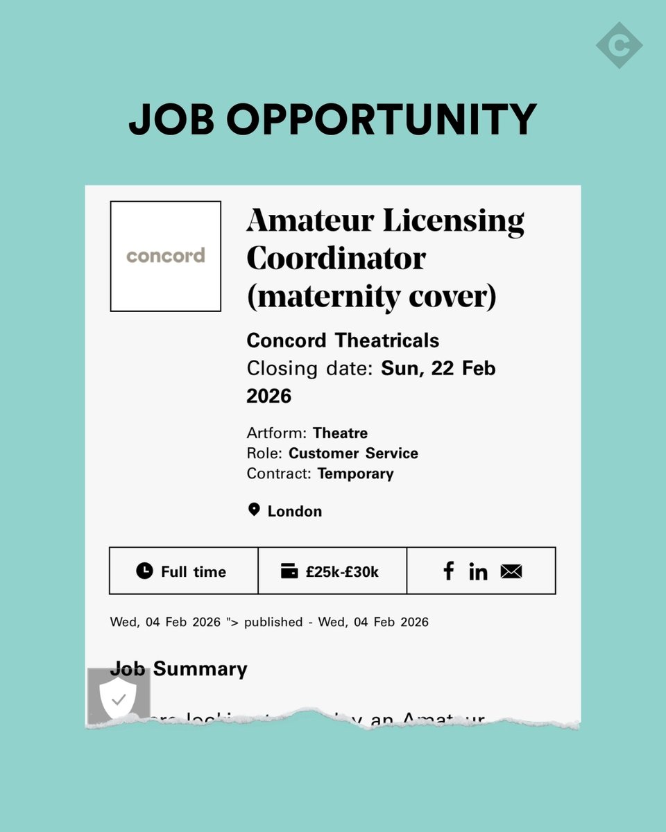 Concord Theatricals UK tweet media