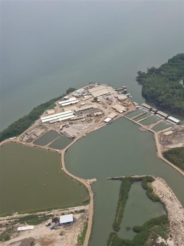 DeltaDelfini's tweet photo. DELTA DELFINI.  Espectacular vista aérea de estación de bombeo con 34 bombas DELTA de 36” de descarga. Las mejores bombas de flujo axial y mixto al servicio del sector camaronero ecuatoriano. #EfficiencyByDesign https://t.co/v3NIkuPXzO