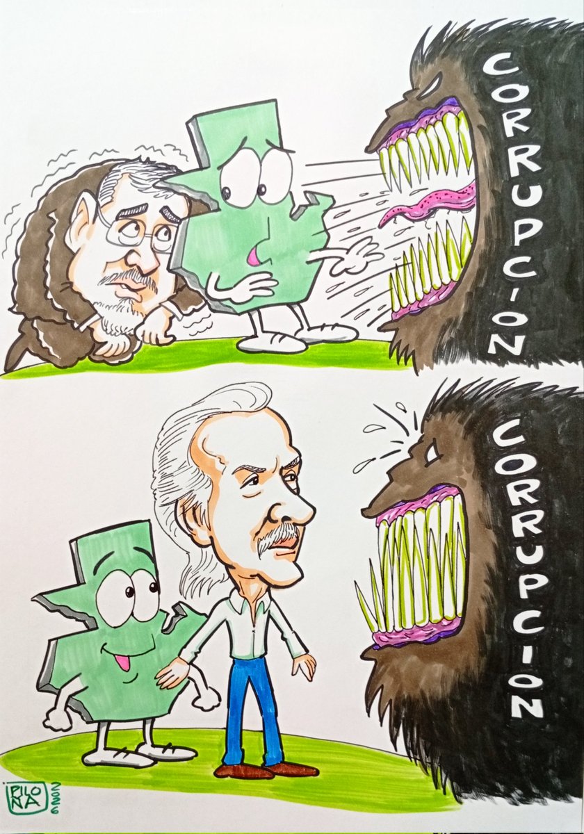 PabloPilona's tweet image. DIFERENCIAS

@BArevalodeLeon con el Poder, recursos y apoyos, en años de Gobierno no enfrenta a la Corrupción, y ha tenido acciones en las que se volvió parte de ella.

@ChepeZamora tras años preso injustamente, en pocas horas libre sí enfrenta a la Corrupción de la FCT y el MP.