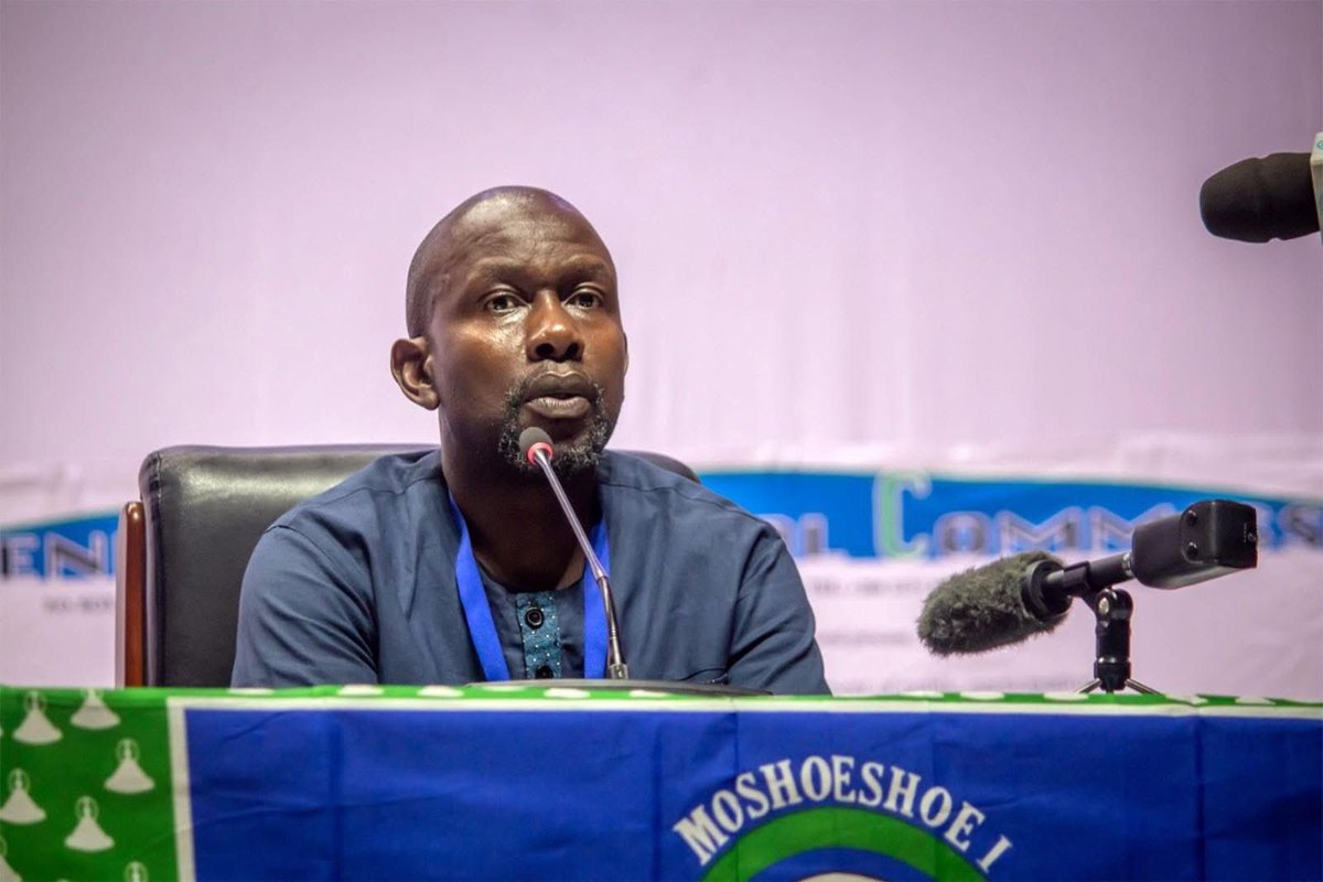 Former IEC Director of Elections, Mphaipele Maqutu, and two others were today remanded for corruption at the Maseru magistrate court. They are out on M2000 bail each. #moafrikafm