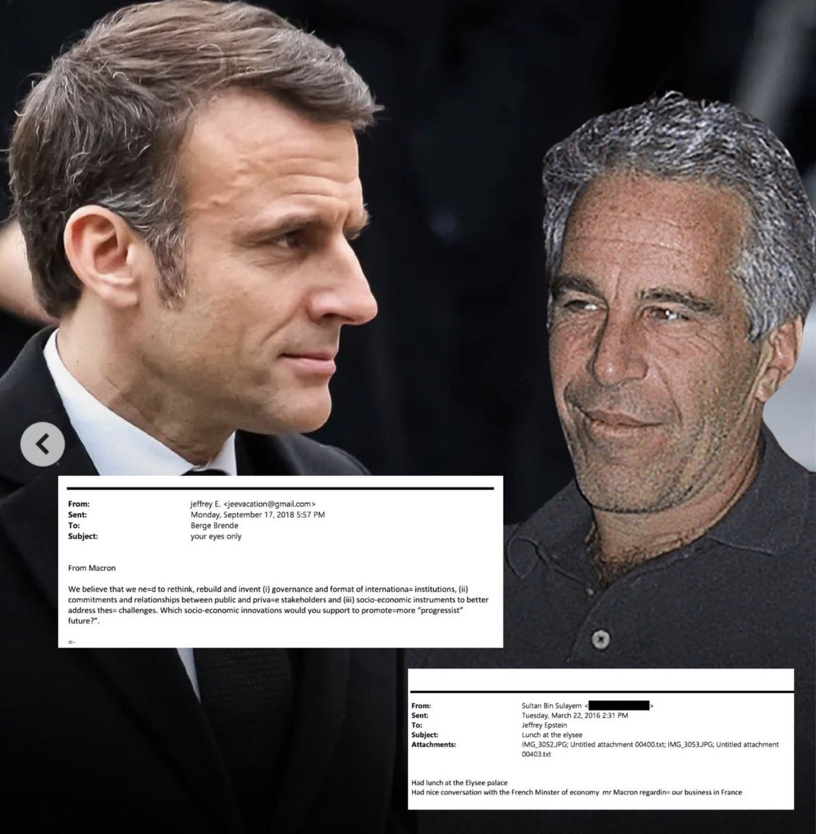 2Halumi's tweet photo. @GiorgiaMeloni https://t.co/aKBxdFsHxg

Macron est le problème !!
Ce couple pervers est le problème !!
Macron a beaucoup de pédophiles dans son entourage !!

Macron a fait une exposition pédopornographique au palais de Tokyo avec le trans Rima Abdul Malak !!

Ce n'est pas du complotisme https://t.co/CJNR1yux6I