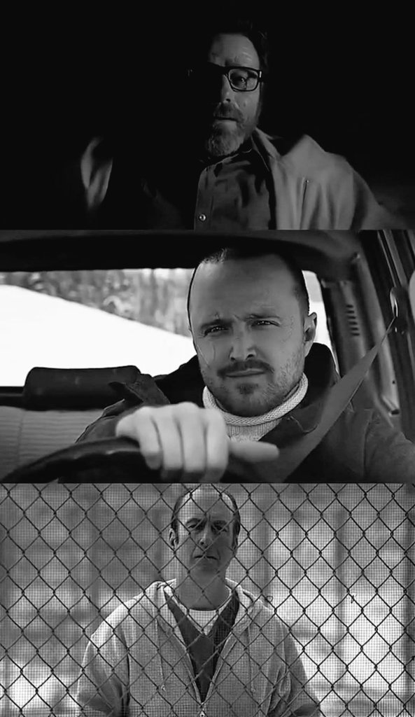 Cine_vichaar's tweet photo. The Breaking Bad universe gives us an example of real consequences.

Walter White: He got the power and money he wanted, but lost everything along the way. We! laughed alone, in a laboratory, leaving his family devastated. It was the price of his ego.

Jesse Pinkman: He suffered more than anyone else and ended up with no dime and no past. Your “happy ending” is not being rich, but having a chance to finally own your own life.

Saul Goodman: He could have gotten away with it, but he chose to confess. He's in jail yes but he got his name (Jimmy) and dignity back. He preferred the freedom of his conscience over physical freedom.