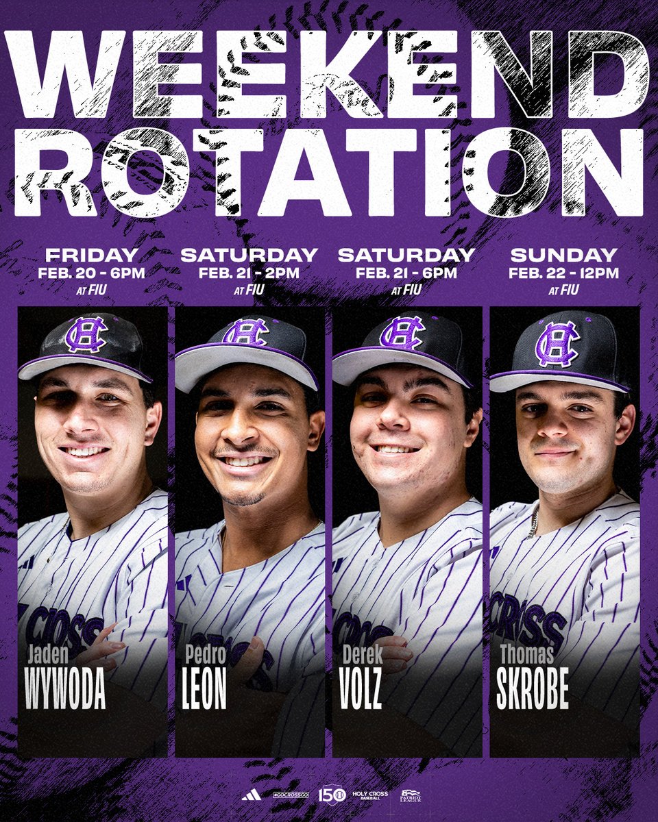 HCrossBaseball's tweet photo. Four game set coming up from Miami ☀️🏖️⚾️

#GoCrossGo https://t.co/wdJNx6pjaC