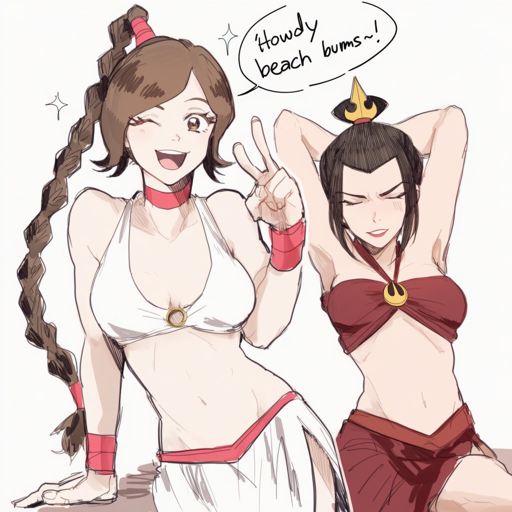 The fire nation 10/10's back home for Zuko.. (Also mai)