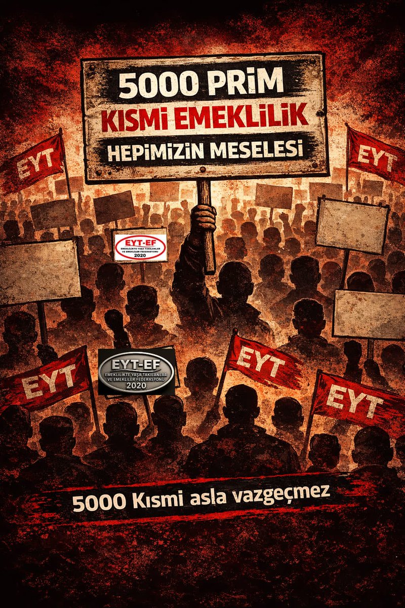 dncsny25's tweet photo. 🇹🇷 8.9.99.Öncesi 
Eyt çözülmedi aksine ardında koskoca bir enkaz bıraktı.5000 ve kısmi emeklilik yasal hakkımızdır
 Suçumuz devlet sözüne inanmak! 
@RTErdogan @dbdevletbahceli
@isikhanvedat @_cevdetyilmaz
@avabdullahguler @memetsimsek
#Emekliye12AyRamazan

#5000KısmiyeRamazan12Ay https://t.co/WGuNK1jpB7