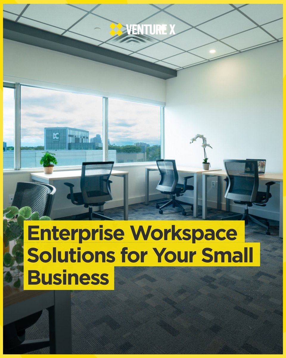 From satellite offices to full-floor layouts, Venture X creates tailored workspaces for growing teams and enterprise organizations. 

Let’s build a space that fits your business. Contact us now to explore our enterprise solutions: bit.ly/4qLuHZU