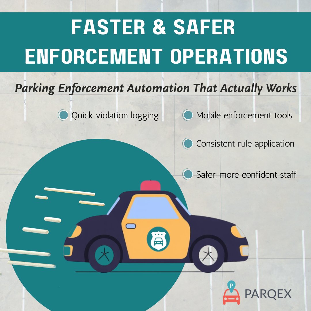 Automation speeds up parking enforcement. With mobile logging and consistent rule application, teams cover more ground, finish patrols faster, and enforce fairly.
ow.ly/f4pI50Y0l9T

#SmartOps #ParkingAutomation #Enforcement #ParkingEnforcement #ParkingSecurity #ParqEx