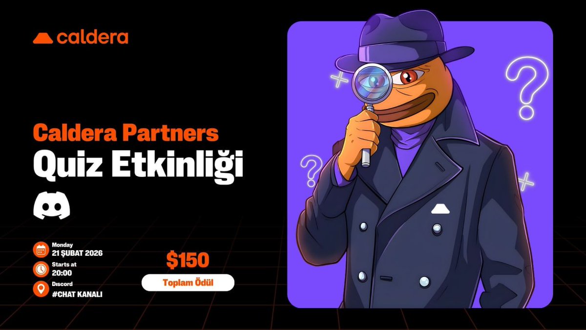 Caldera Türkiye 🇹🇷 tweet media