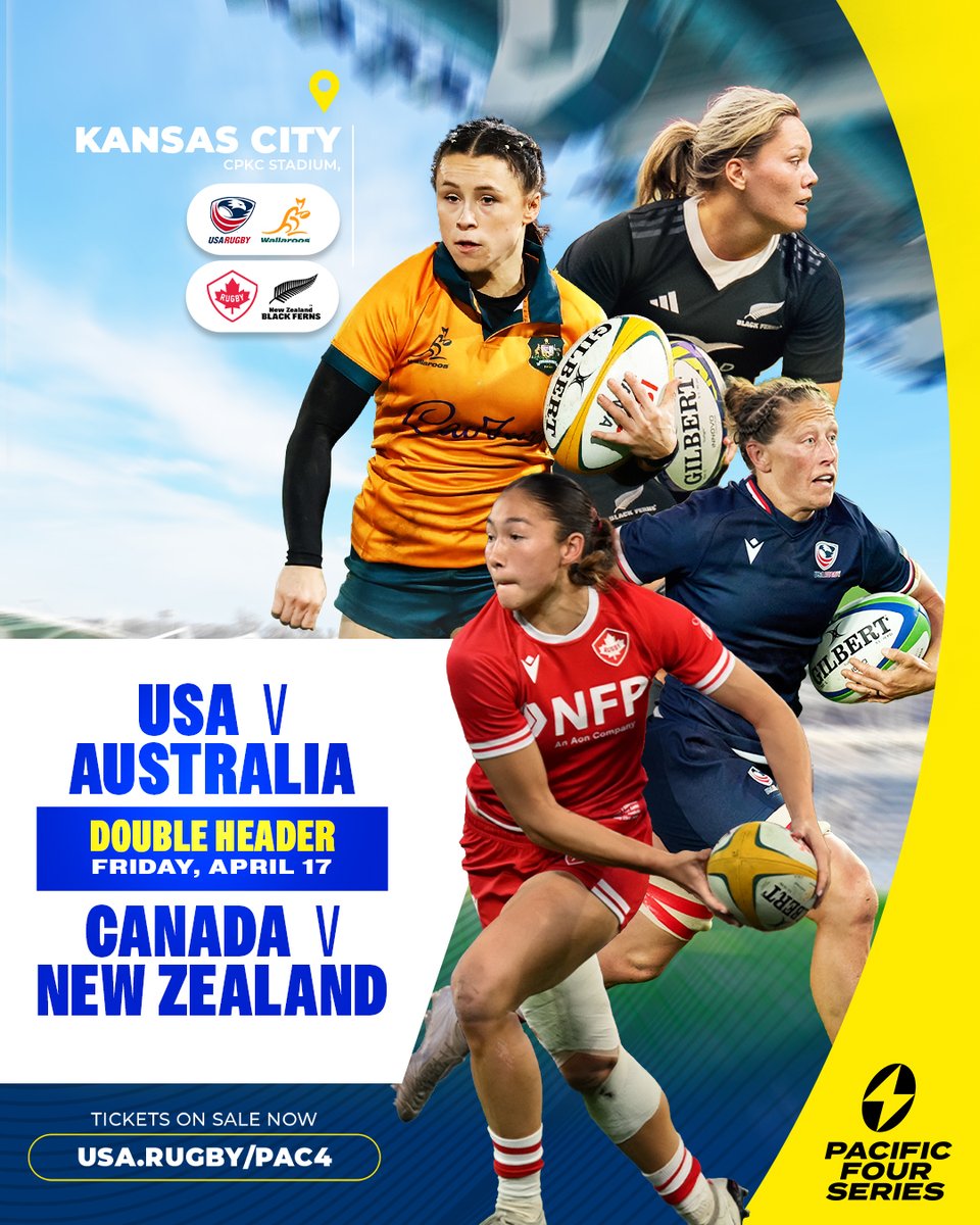 SportKC's tweet photo. Women's Rugby is headed back to CPKC this spring, and you won't want to miss it!  Last year, over 10,000 fans packed the stadium to witness an electrifying match. Secure your tickets now! https://t.co/SilDQbAqMi