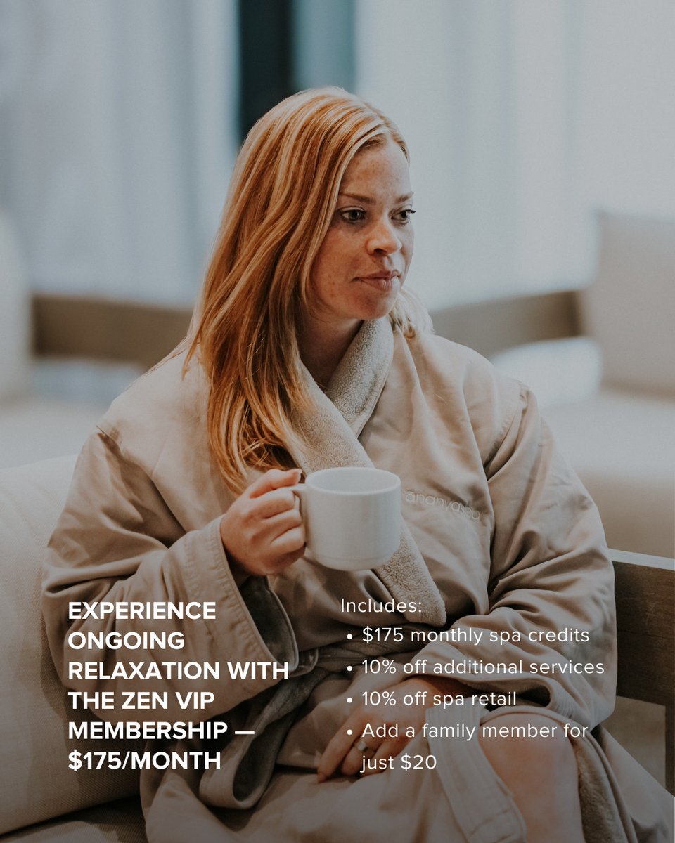 A little promised time for yourself makes everything brighter. Zen VIP lets you weave spa rituals into your routine, plus easy perks for you and your household. ✨ #spamembership