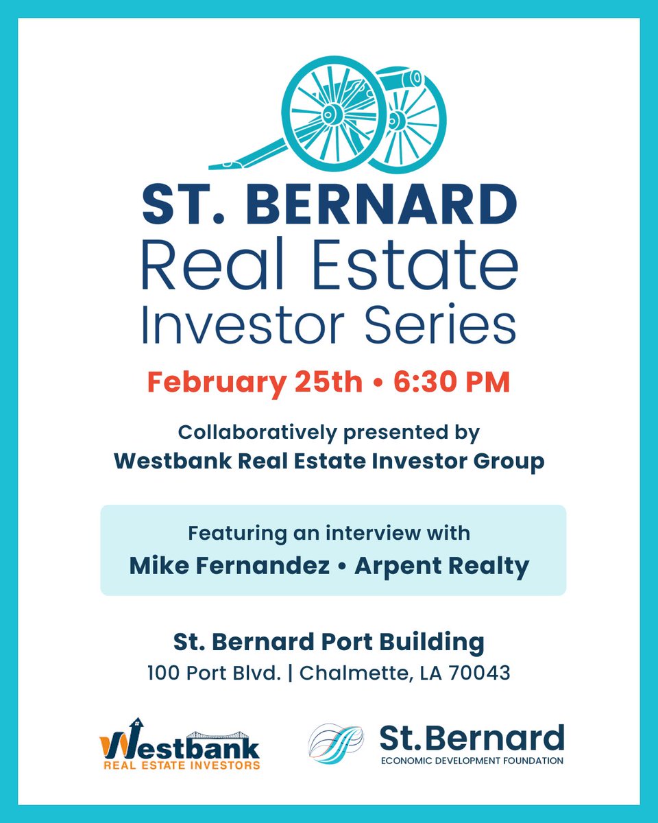 St. Bernard Economic Development Foundation tweet media