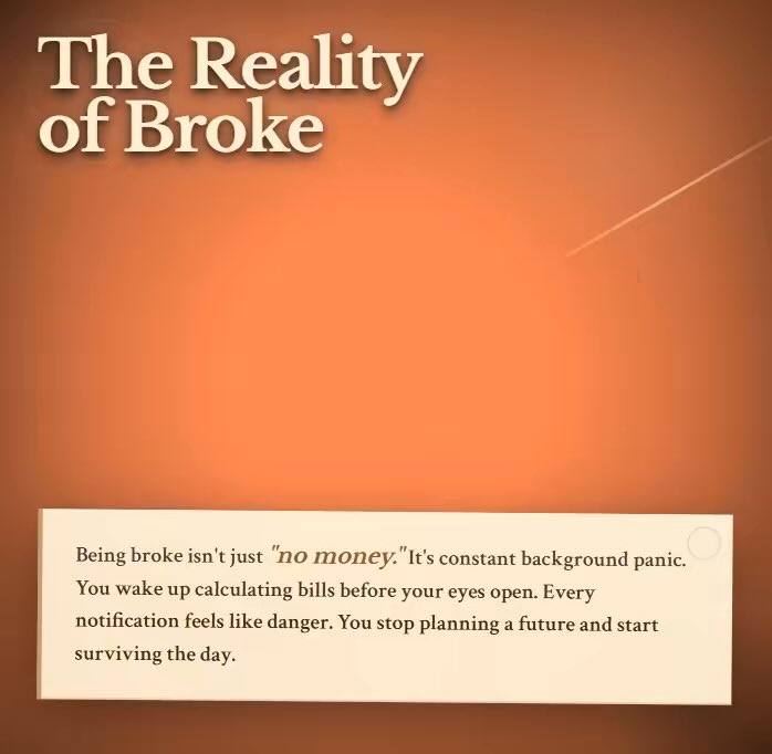 PocketBuilders_'s tweet photo. Nobody Talks About What Being Broke Does to Your Brain https://t.co/YP2hJV0pQq